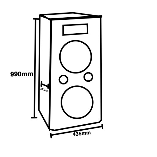 P 400T P.A.Sound Columns